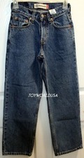 Levi's 550 Slim 24x26 1/2 12 Slim Youth/Boys Blue Jeans