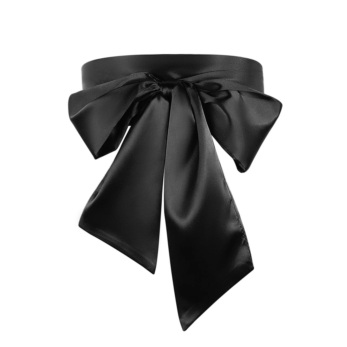 Dolce & Gabbana Black Silk Satin Sash Wide Waist Women Women\'s Belt il_fullxfull.4898625374_csu2.jpg main image 2