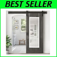 Functional 55"x16" Over The Door Mirror - Explosion-Proof & Easy Installation