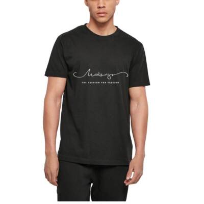 T-Shirt Herren Kurzarm Rundhals mit Print Baumwolle Trend Neu S M L XL 2XL 3XL