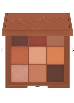 Huda Beauty Matte Eyeshadow Palette ''Warm Matte Obsessions'' NEW Hard To Find