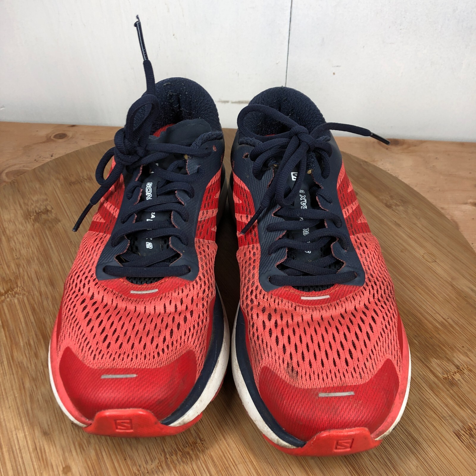 Salomon Shoes Donna 10 Sonic RA Max 2 Sneakers Corsa Rosso Maglia Allenamento Strada