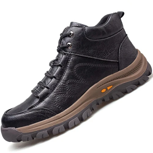 Men Safety Shoes Work Boots Steel Toe Shoes Safety Boots Anti-Smashing Sneakers - Picture 7 of 25