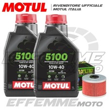 Tagliando KAWASAKI KX F 450 4t 2006-2015 (2 MOTUL 5100 10W40 + Filtro olio)