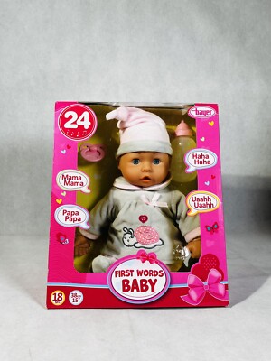 Bayer Design First Words Baby 38 cm