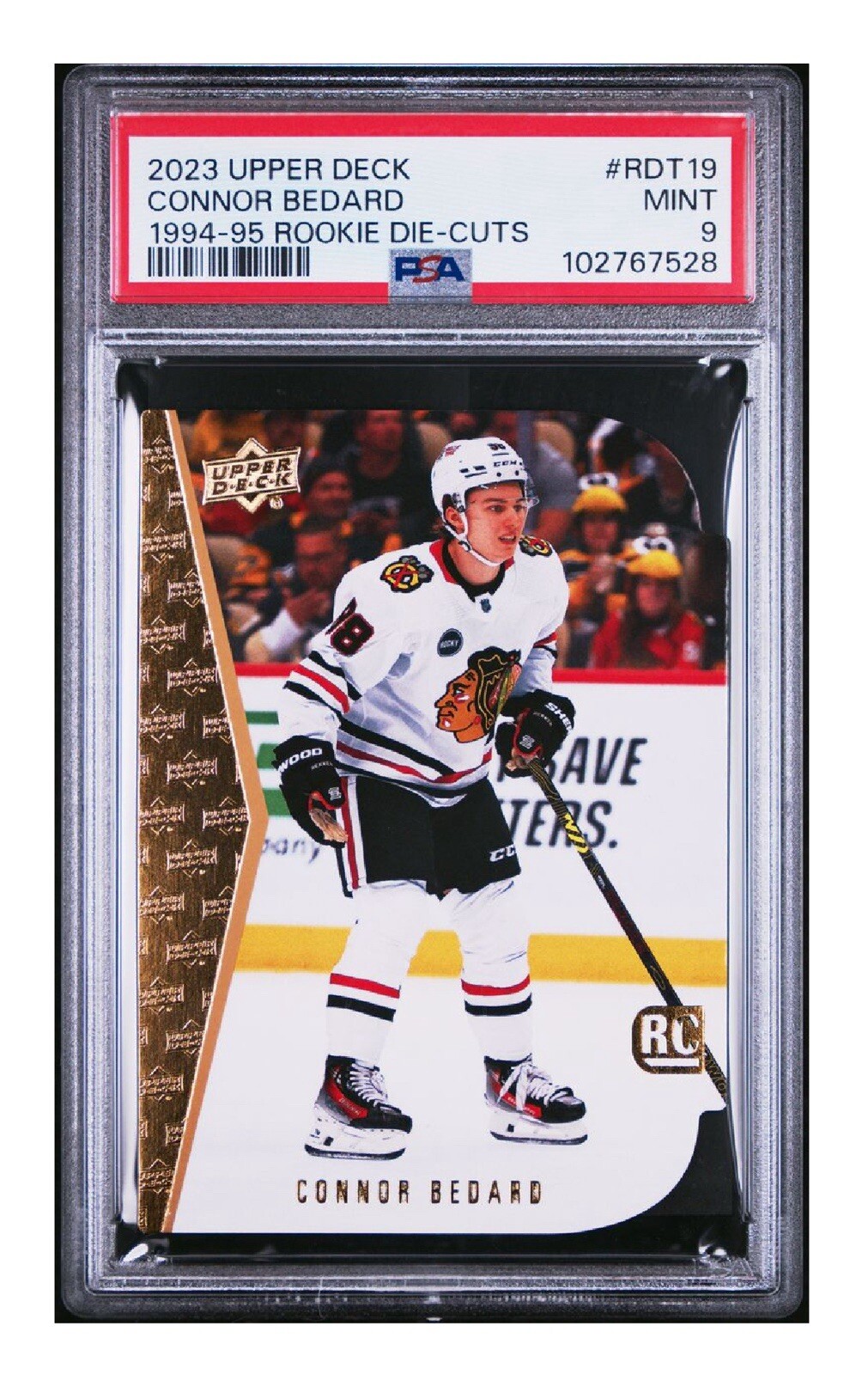 2023-24 Upper Deck Series 2 1994-95 Rookie Die-Cut Connor Bedard RC PSA 9 MINT