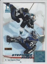1999-00 PACIFIC OMEGA STEPHANE FISET ICE BLUE /75 PARALLEL#107 Insert Kings