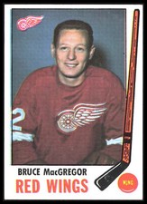 1969-70 Topps Bruce MacGregor #63Detroit Red Wings EX-MT  6G