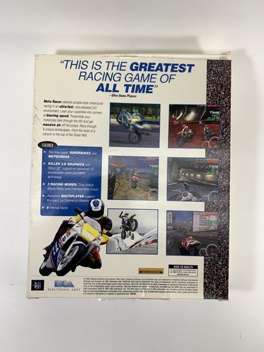 Moto Racer Set 1997 CD-ROM PC Windows 95 Vintage RARE - Picture 2 of 9
