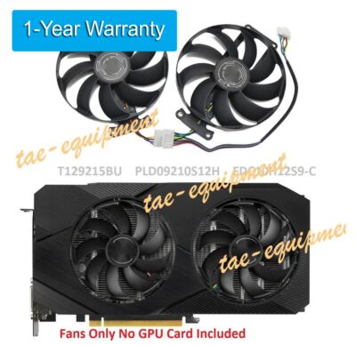 Fan For ASUS GTX 1660 1660Ti DUAL EVO OC RTX2060 GPU Cooler Fans FDC10H12S9-C