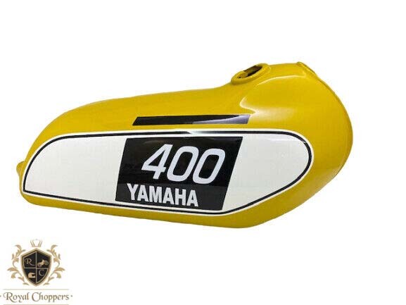 GX 250 400 タンク　イエロー　当時物 Fit For YAMAHA 250 DT / 400 DT Enduro, Yellow Painted Tank 1975 to