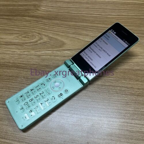 SHARP AQUOS Keitai 3 805SH Softbank Unlocked Single SIM Green Flip phone JAPAN - Picture 11 of 17
