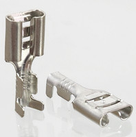 25X 6,35 Flachstecker Kabelschuhe SteckhüLsen Crimp Oldtimer 1,0 - 1,5 Mm² #20