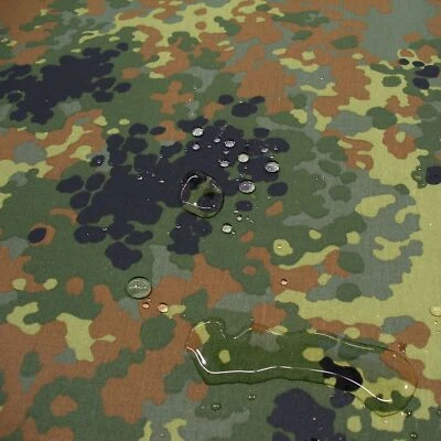 TOLKO Bundeswehr Camouflage Baumwoll-Stoff zum Nähen wasserdicht Flecktarn Meterware