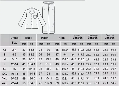 Women's Black Skeleton Long Sleeve Pajama Set