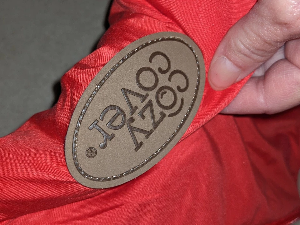 Acogedora cubierta de asiento de coche infantil manta forrada de piel color melón Foto 4 de 4