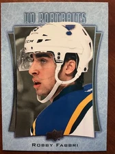 2016-17 UD Hockey Series 1 UD Portraits Robby Fabbri P-8