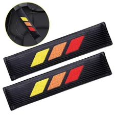 2X For Toyota Camry Rav4 Tacoma Embroidered Car Seat Belt Cover Shoulder Pad L8