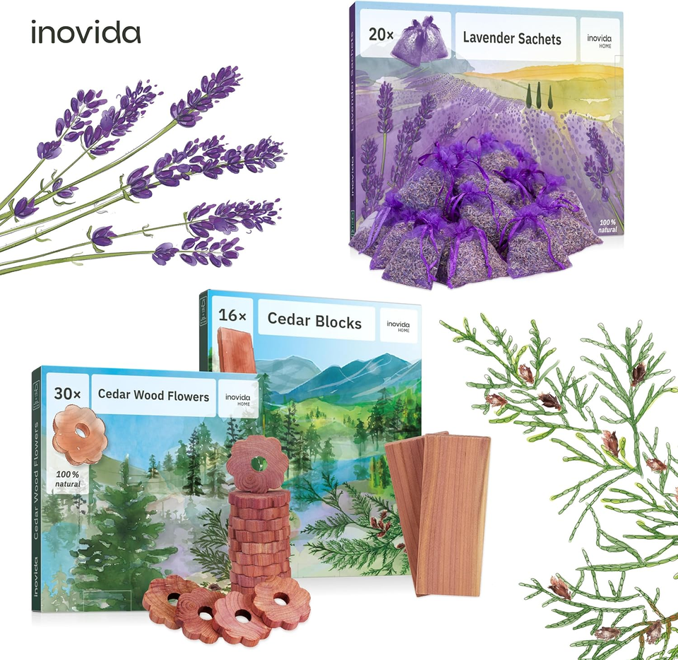 20X Lavender Sachets Stop Clothes Damage Lavender Sachet Bags Drawers