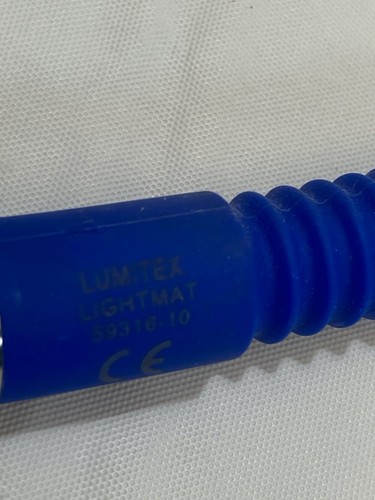 Cable de luz de fibra óptica transparente Lumitex LightMat 8' conexiones ACMI - Imagen 6 de 7