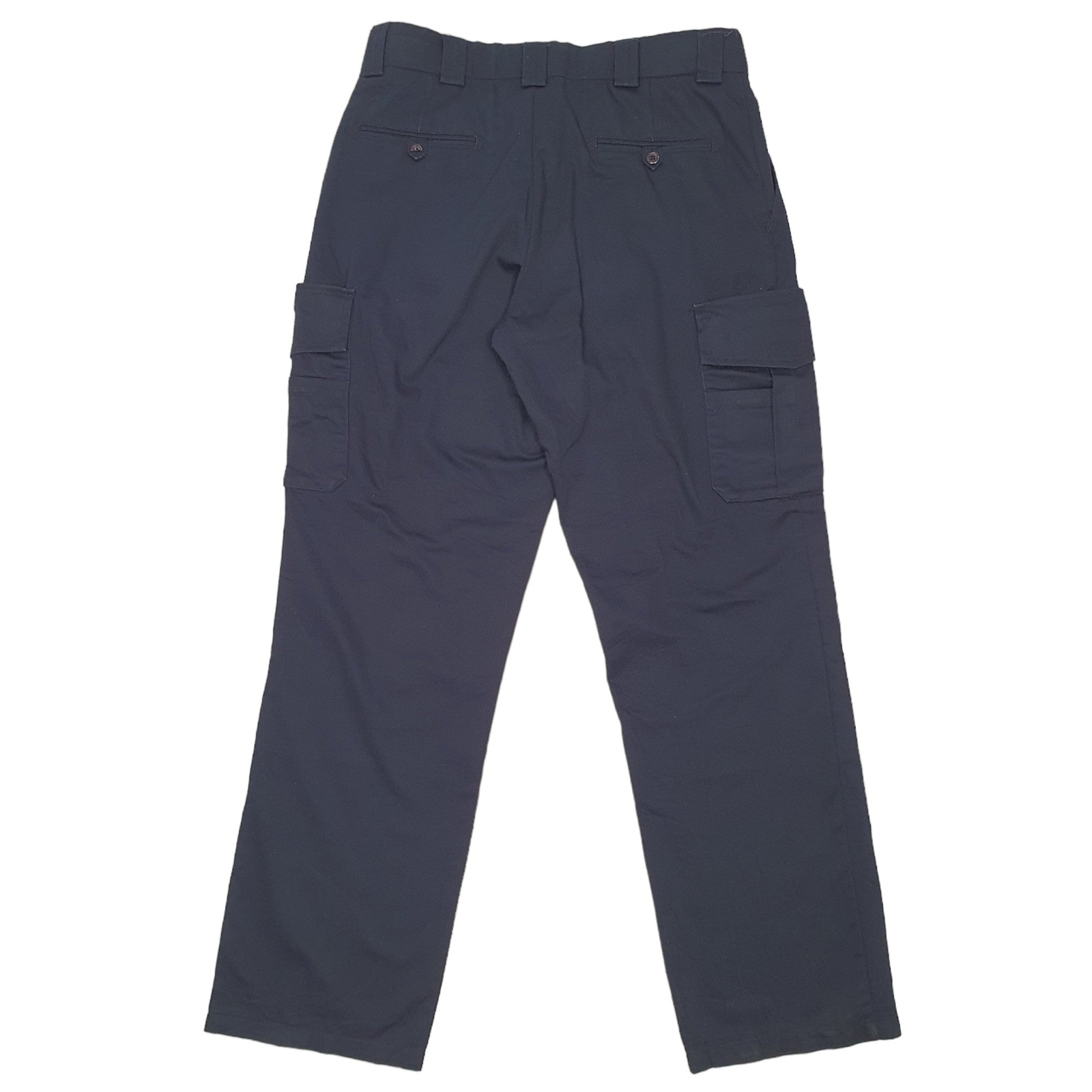 BLAUER Combat Pants Cargo Trousers Cotton Navy Mens W35 L33 image 3