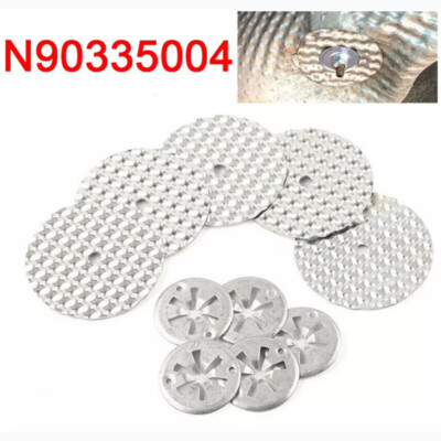 Heat Shield Repair Kit - Mounting Repair Set With Aluminum Finish, OEM N90335004