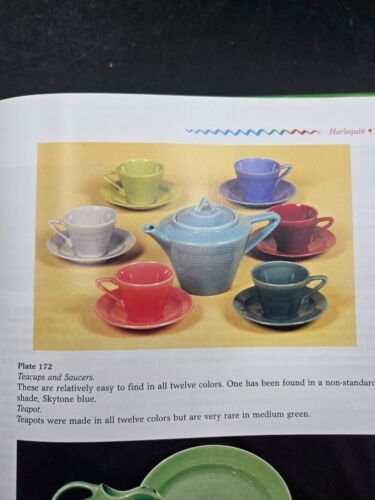 Set Of 5 Homer Laughlin Harlequin Tea Cup & Saucers Created Mismatch - Picture 18 of 19