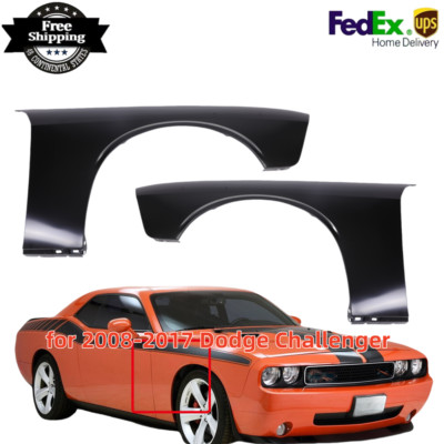 Fender For 2008-2017 Dodge Challenger Set of 2 Front Left and Right