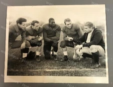 NORTHWESTERN WILDCATS Coach Lynn Pappy Waldorf FB 1938 Original Press Photo