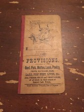 1903 Dealer In Provisions Beef Pork Mutton La...