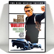 Bullitt 2-Disc DVD, 1968, Widescreen, Special Ed Like New    Steve McQueen
