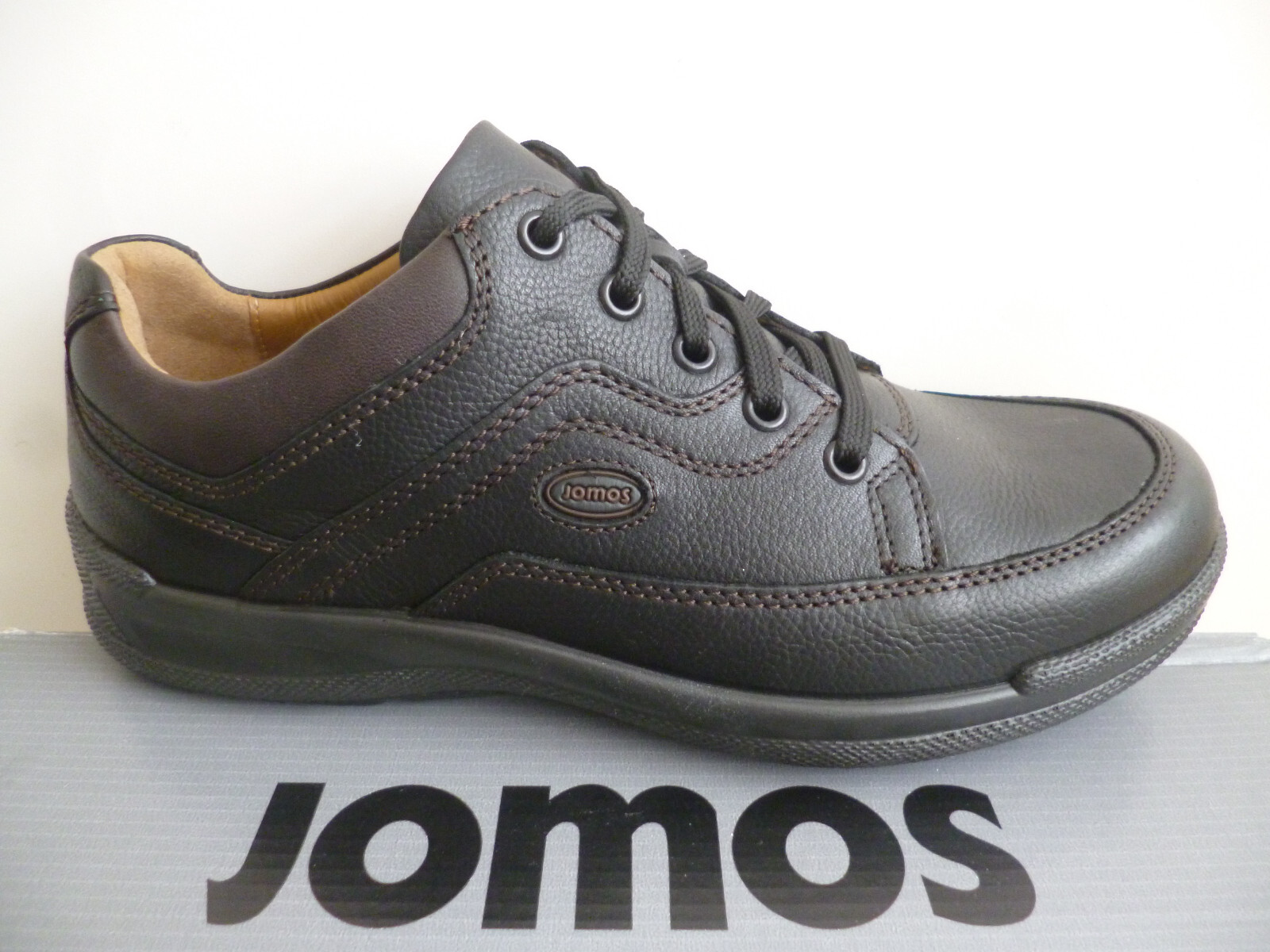 Jomos Men Lace-up Shoes Sneakers Leather Black 419205