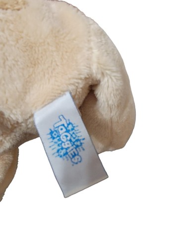Taggies Buddy Puppy Dog Plush Ribbon Tags Stuffed Animal Tan Lovey Toy 10”L Soft - Bild 7 von 9