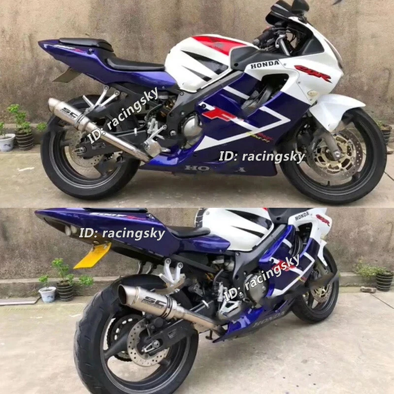 Tubo de enlace de escape medio para Honda CBR600F4i 2001-2007 + escape silenciador de carbono 51 mm Foto 2 de 4