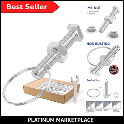 20er-Pack Gewächshaus Schrauben- und Ring-Sets mit abgeschnittenem Kopf, Erstellen Sie Bindepunkte Zugang...
