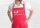 Merry Christmas apron, , girls and men  Christmas apron, Christmas apron