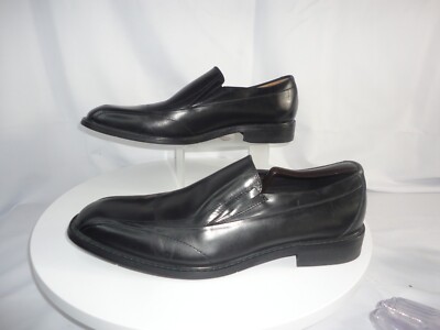 Kenneth Cole New York Mens 9M Black Leave It Chance Slip on Loafer Dress  Shoes