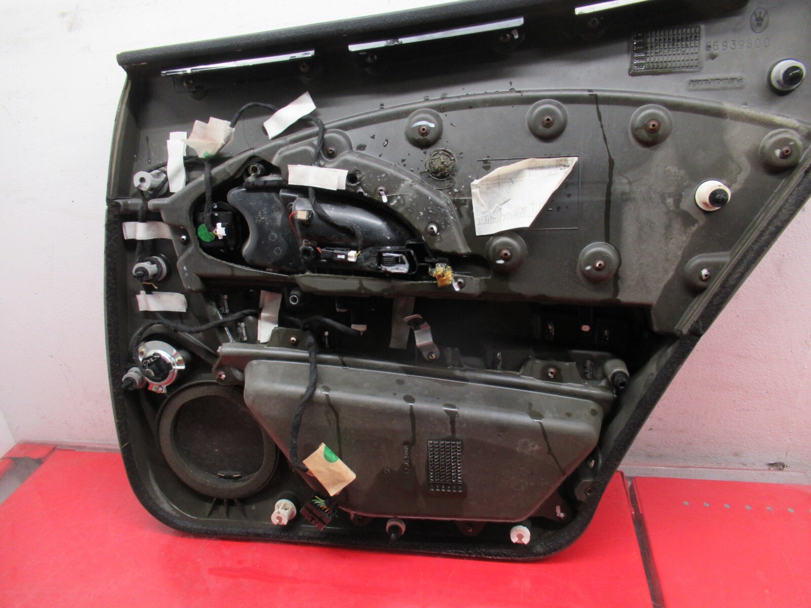 04-08 MASERATI QUATTROPORTE REAR LEFT DRIVER SIDE INTERIOR DOOR PANEL OEM