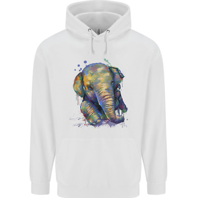 Elefant handgezeichnet Aquarell Kinder Kids Hoodie