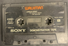 Vintage Sony Walkman Demonstration Demo Tape Jungle Strut Grieg Piano Tested