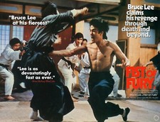 FIST OF FURY 1972 quad poster print 30x40" Bruce Lee Nora Miao Maria Yi FREE P&P