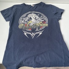 Van Halen 2012 Tour A Different Kind Of Truth Graphic Print Blue M t-shirt