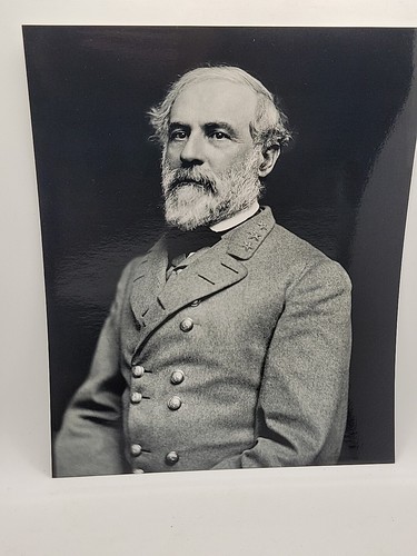 Robert E Lee 8X10 Glossy Photo - Black And White - History - Picture - Picture 3 of 4