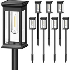 6 Pack Solar Pathway Stake Light Outdoor Land...