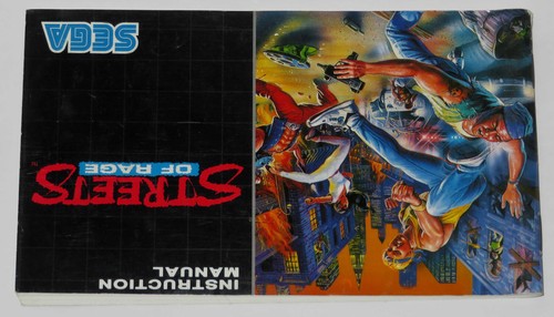 1991 SEGA MEGA DRIVE STREETS OF RAGE INSTRUCTION MANUAL GAME BOOK ORIGINAL UKEUR - Picture 3 of 7