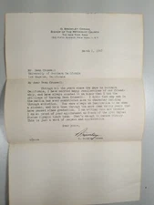 Bishop G. Bromley Oxnam 1948 letter to Mr. Dean Cromwell