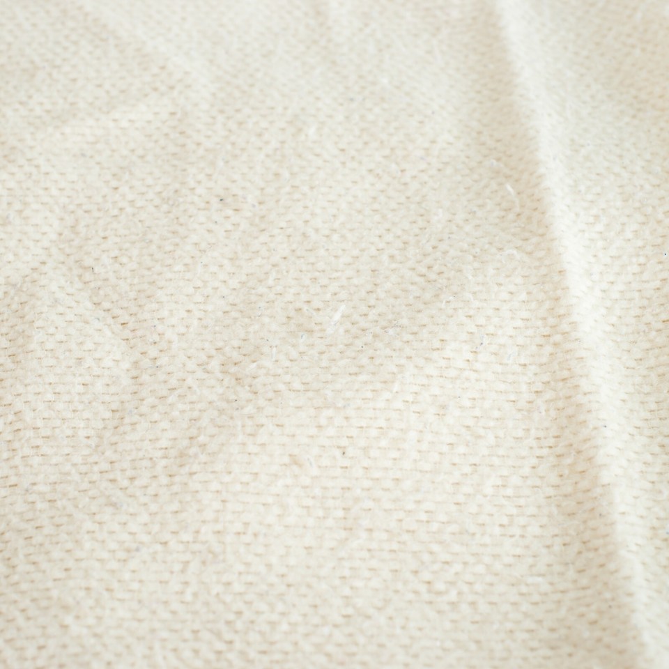 Ralph Lauren Vtg Thermal Waffle Weave Blanket 90x90 Queen Satin Trim