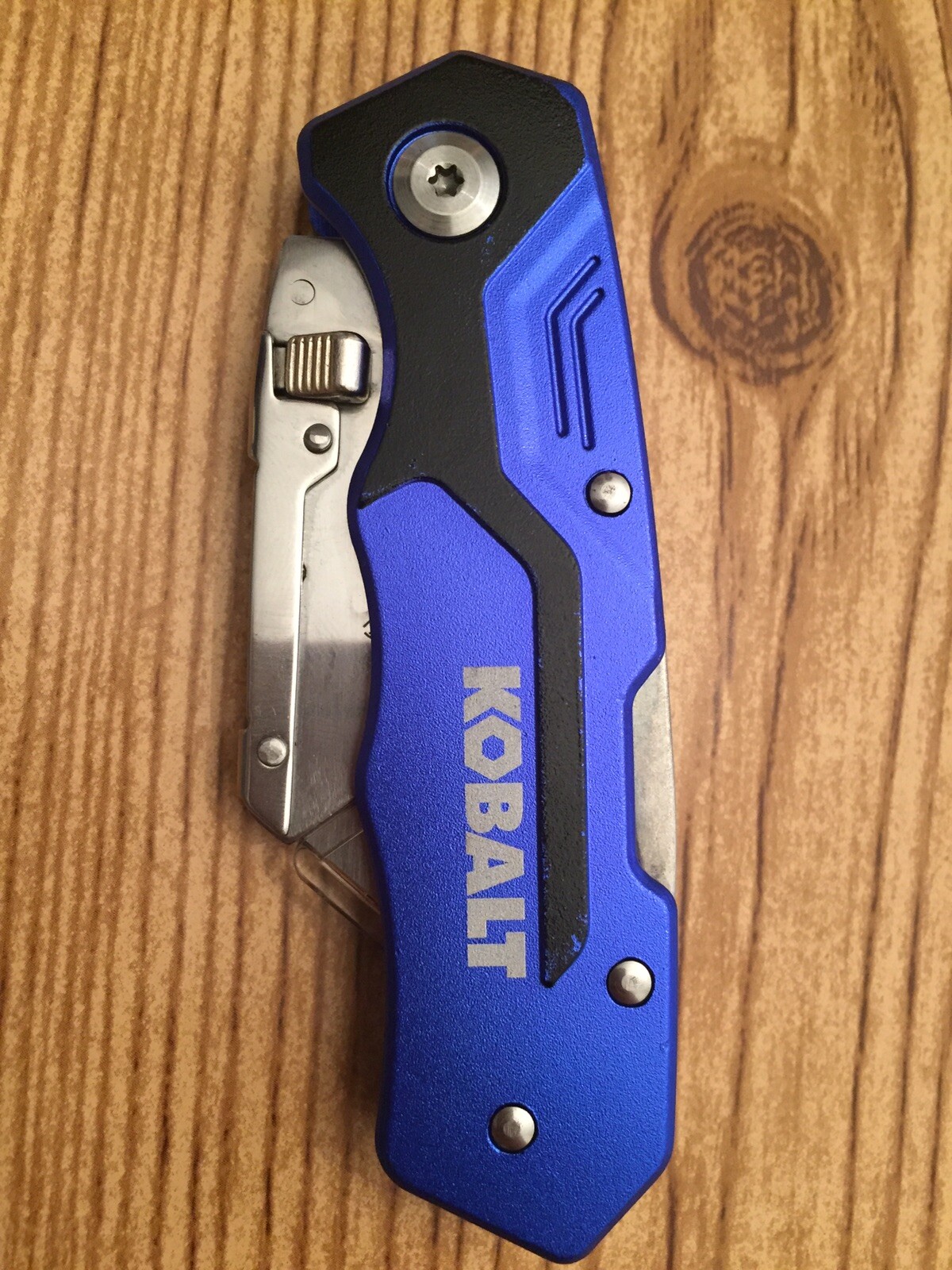Kobalt Utility Knife & 11 Blades Foldable Speed Release Quick Change Box Cutter