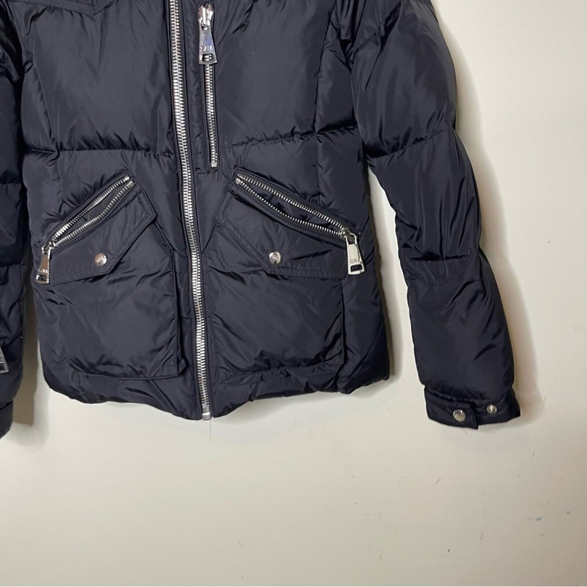 サム・ニューヨーク☆MATTE JETSET☆ブラック系 SAM New York Jetset Puffer Jacket in Black Womens Size Small