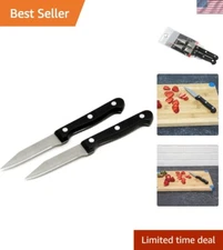 Precision Paring Knife Set - 3.5-inch Stainless Steel Blade, 2-Piece Kitchen ...